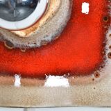 Applique murale Fat Lava en céramique de Hustadt Leuchten 1970s