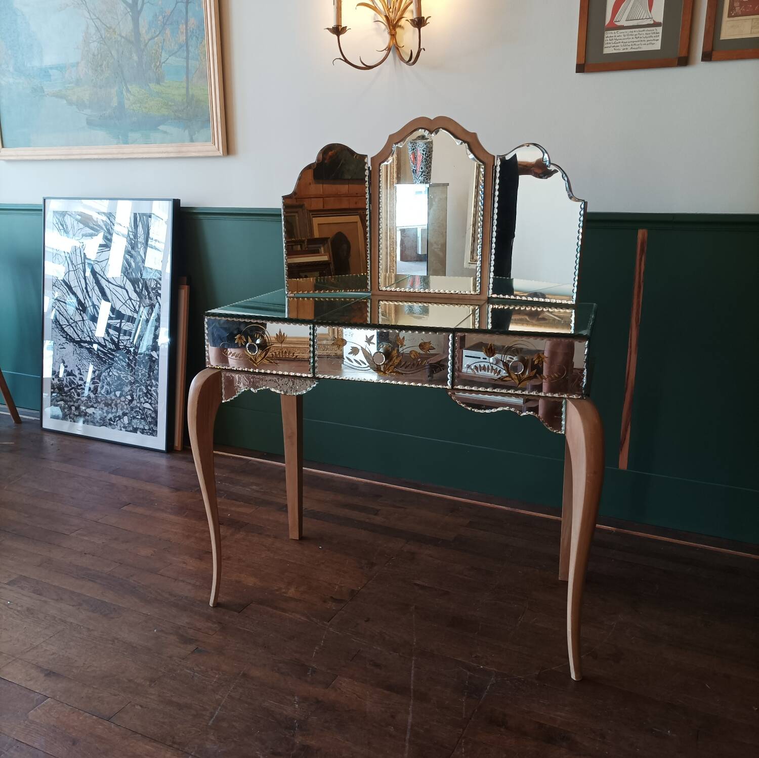 Venetian Murano Dressing Table 1950