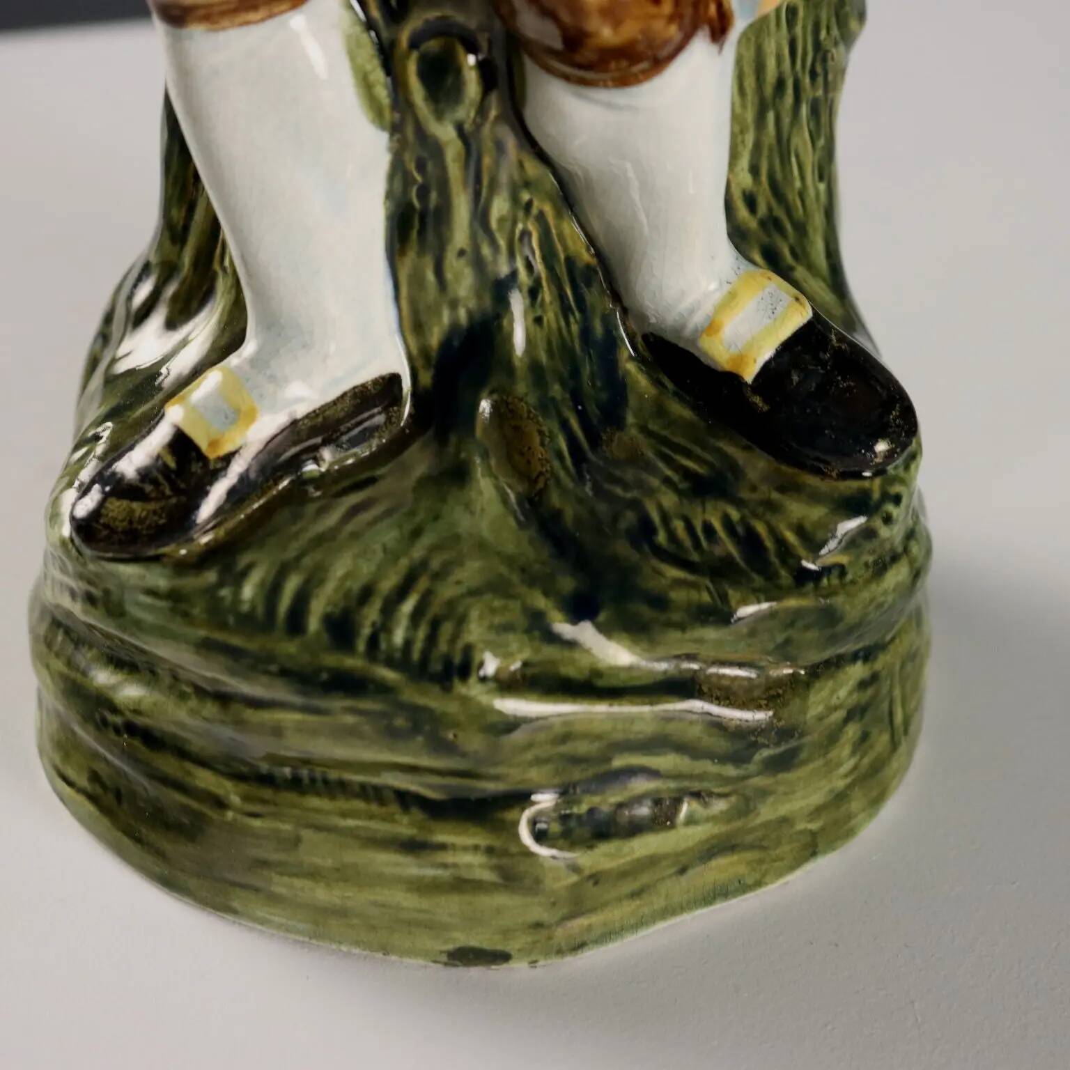 Old Toby jug Staffordshire ceramic, England, 19th century.