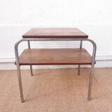 Metal and wood console