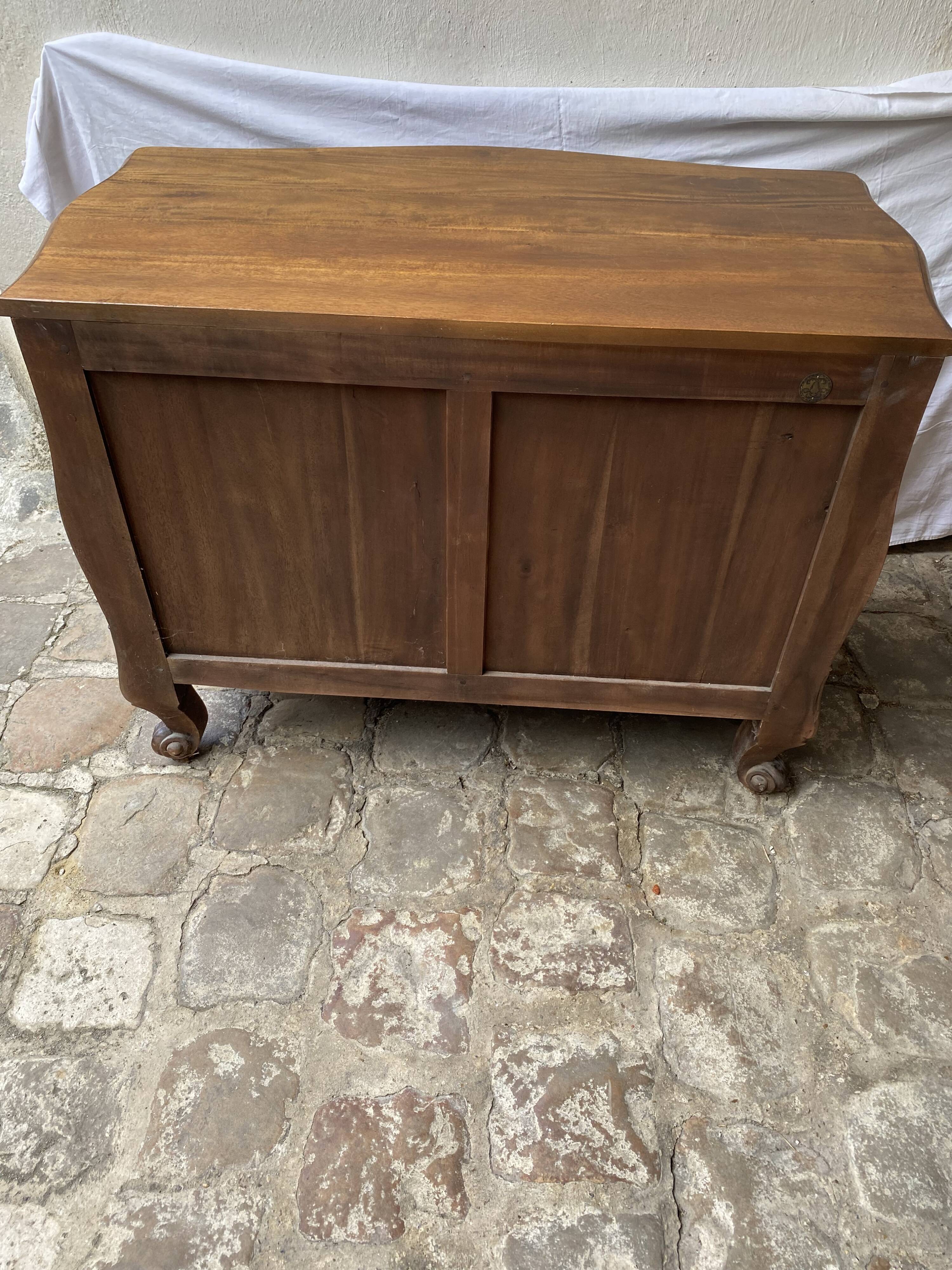 Nîmes style walnut chest of drawers