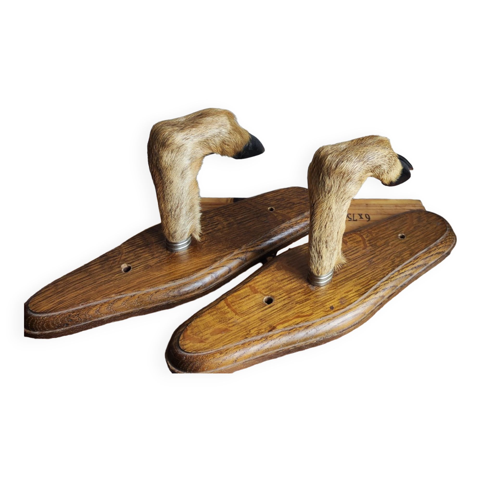 Couvert à Gâteau En Forme De Patte De Chevreuil - Marque Thiers Inox - Occasion Avec Boîte