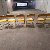 6 vintage opera folding chairs