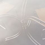 Table en verre vintage