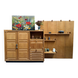 Huge piece of furniture by Guillerme and Chambron, 1950s