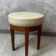 Tabouret tournant en cuir