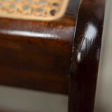 Set of six Italian dining chairs