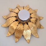 Gold metal ceiling light