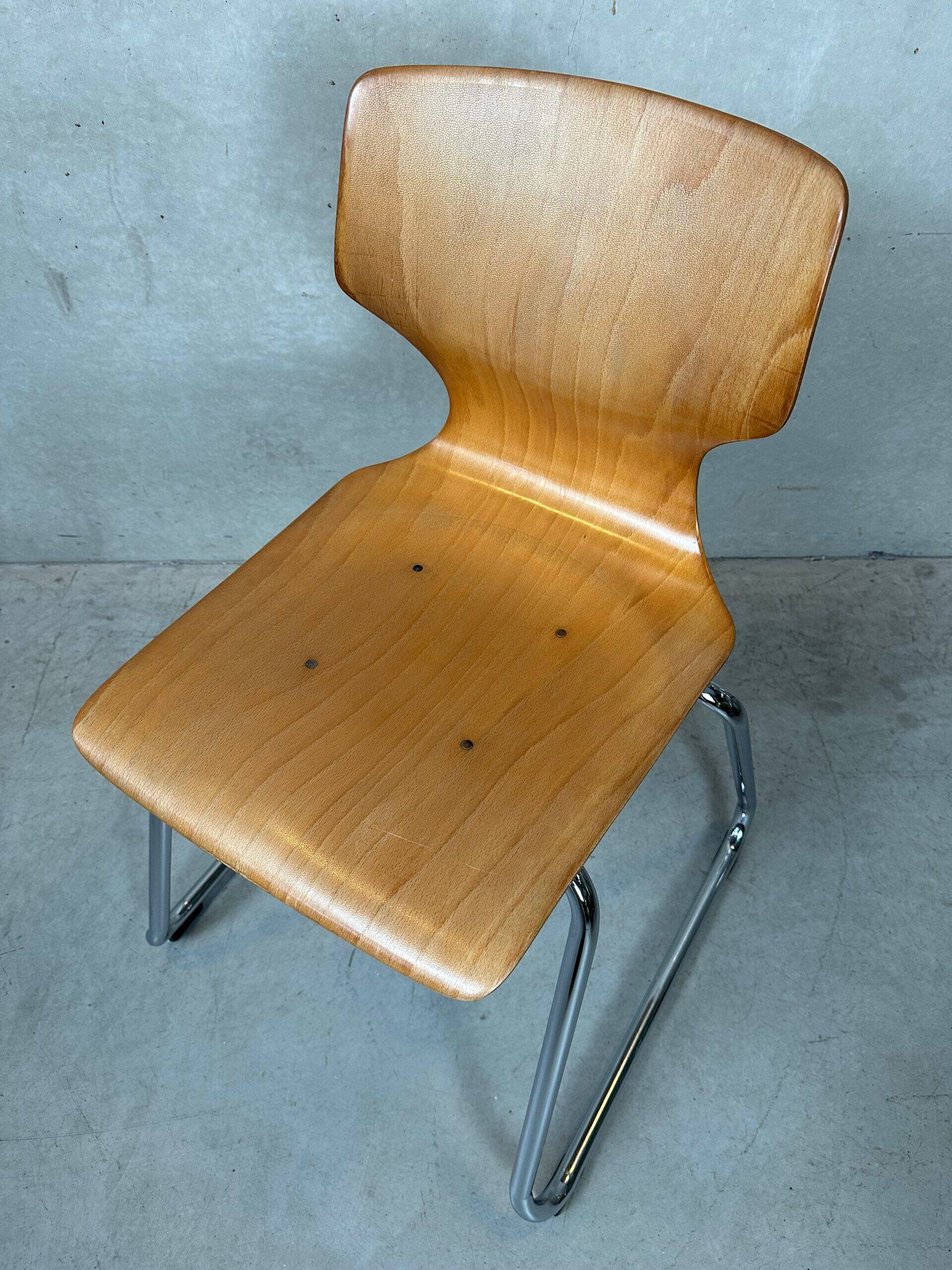 Vintage Pagholz plywood chair – Adam Stegner, 1970s