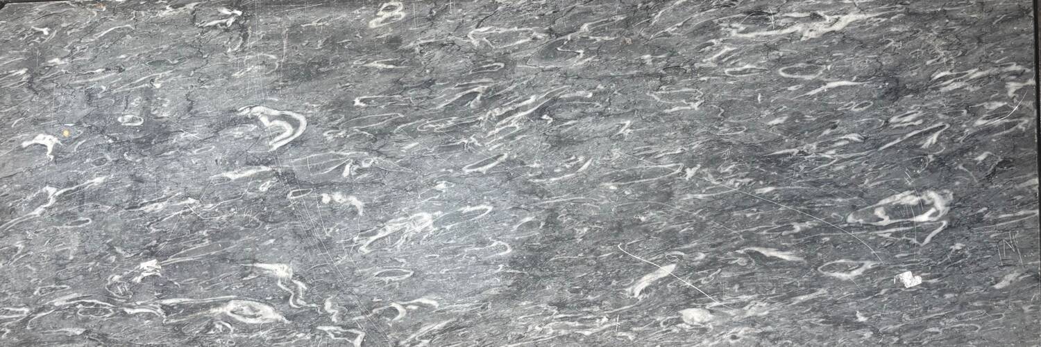 Steel marble coffee table