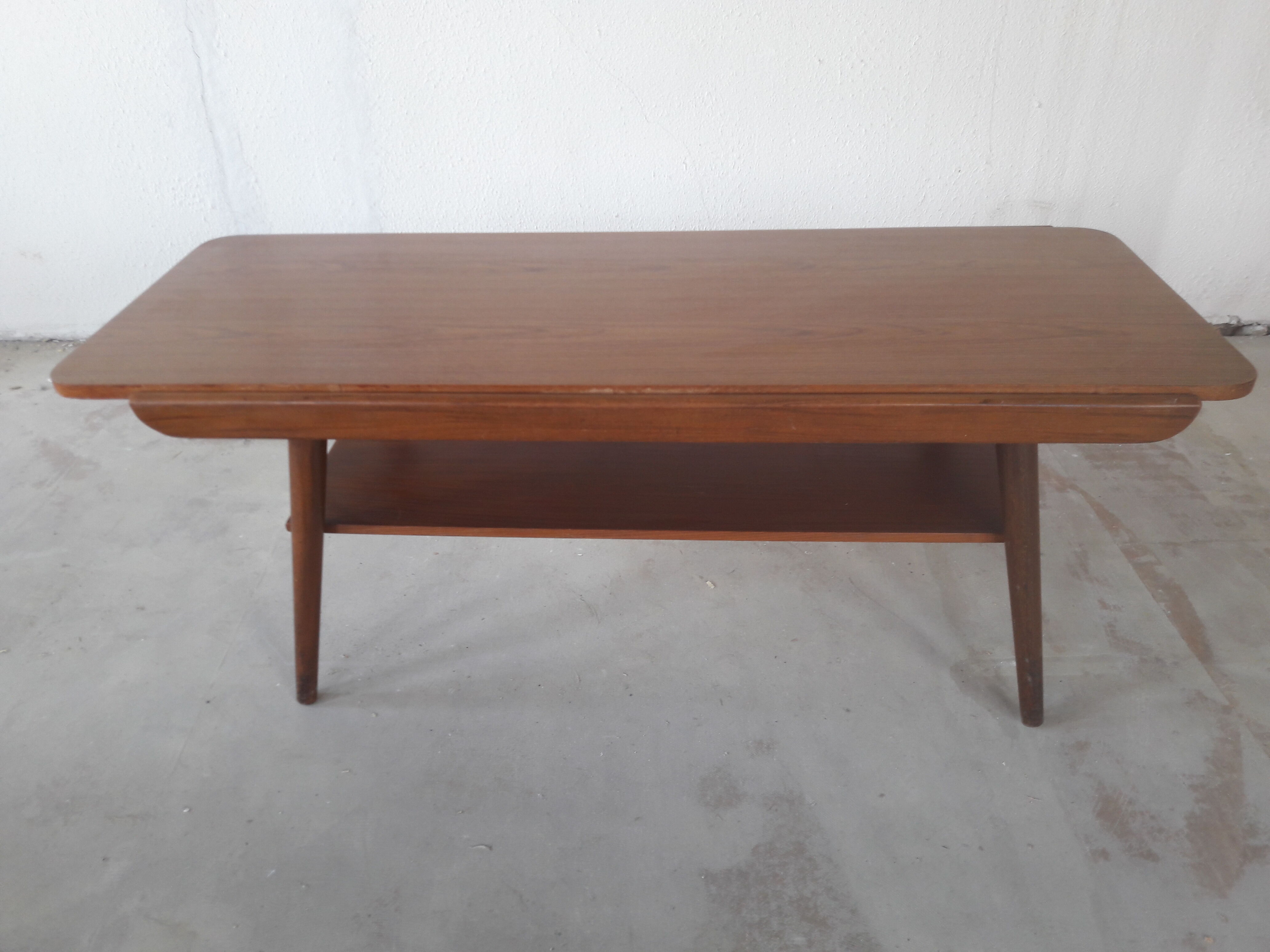 70 teak coffee table