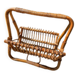 Bamboo magazine holder