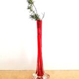 Red Soliflore Murano style, circa 1970