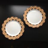 2 Plates 19.5 cm Legno Taitu Milano Vintage