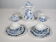 Porcelain Coffee and Tea Service by Meissen in Onion Pattern Decor, 1960s