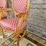 Paire de fauteuil Médaillon style Louis XV