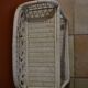 White rattan shelf
