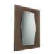 Vintage smoked glass mirror, Italian design, 1960s.