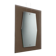 Vintage smoked glass mirror, Italian design, 1960s.