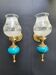 Pair of antique gold wall sconces
