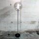 Vintage smoked glass floor lamp, 1970s