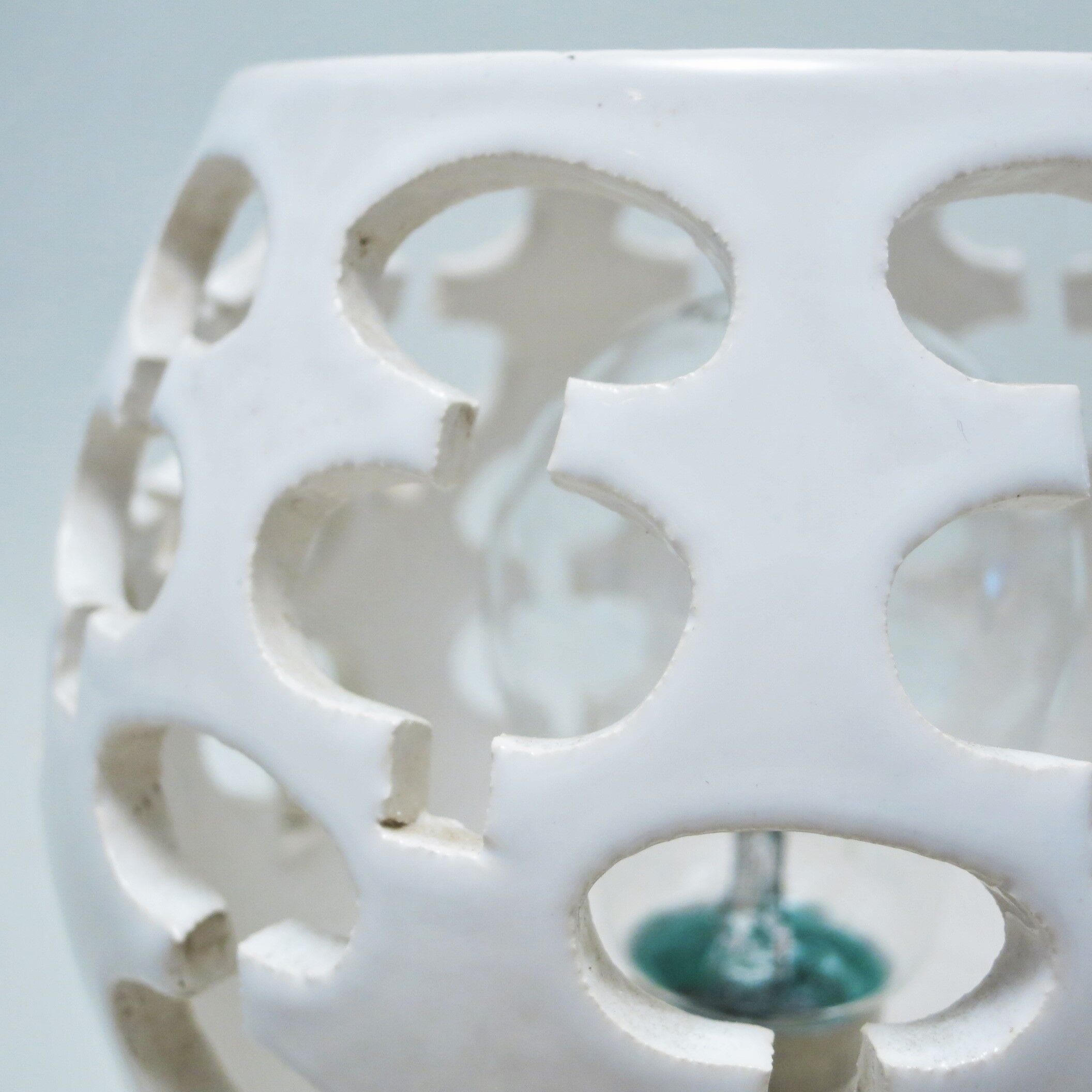 Ceramic lamp openable years 70