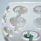 Ceramic lamp openable years 70