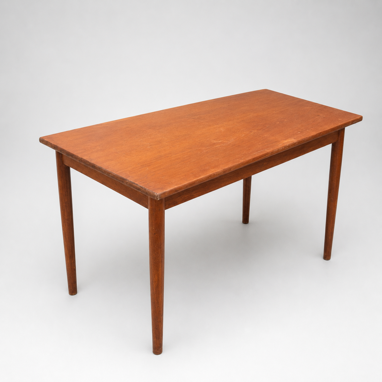 Authentic vintage teak extendable dining table from the 1960s