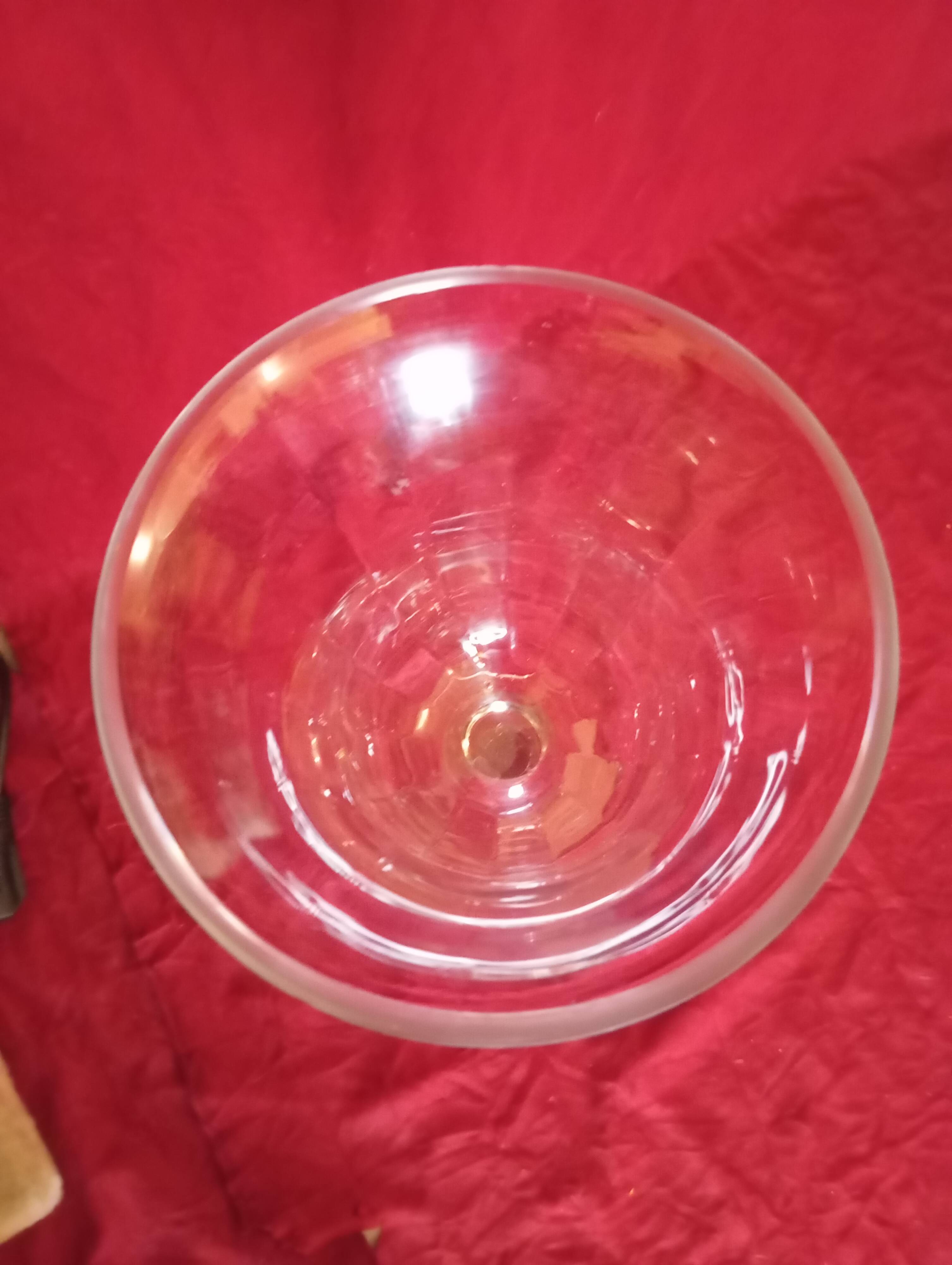 LARGE GLASS TEALIGHT VASE