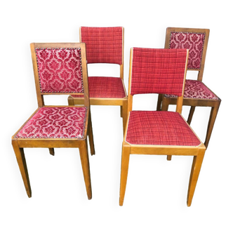 Old velvet chairs