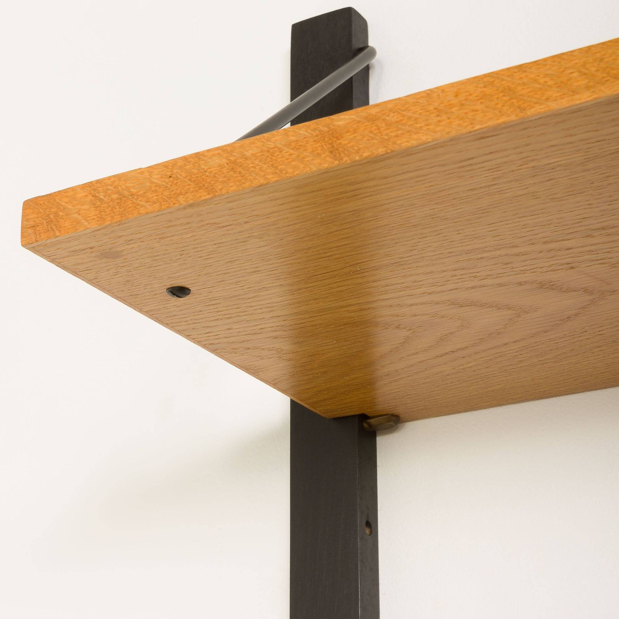 Système d'étagères modulaires scandinaves en chêne, années 1960