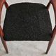 Mid Century Modern armchair in astrakhan lambskin, Yugoslavia 1960s