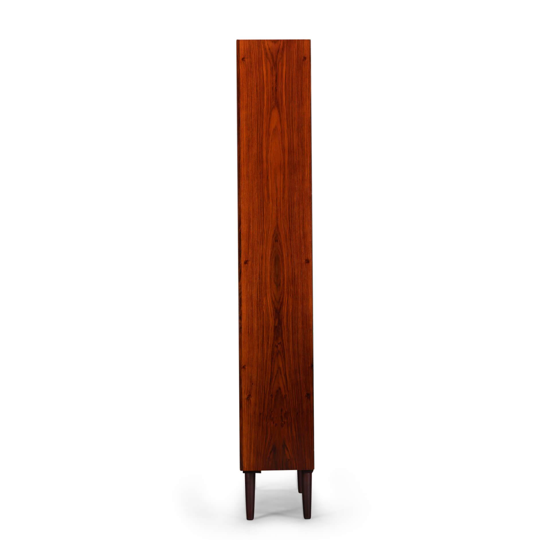 Danish Design high rosewood bookcase by Brouer Mobelfabrik, 1960s