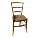 Vintage golden straw chair