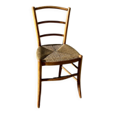 Vintage golden straw chair