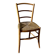 Vintage golden straw chair