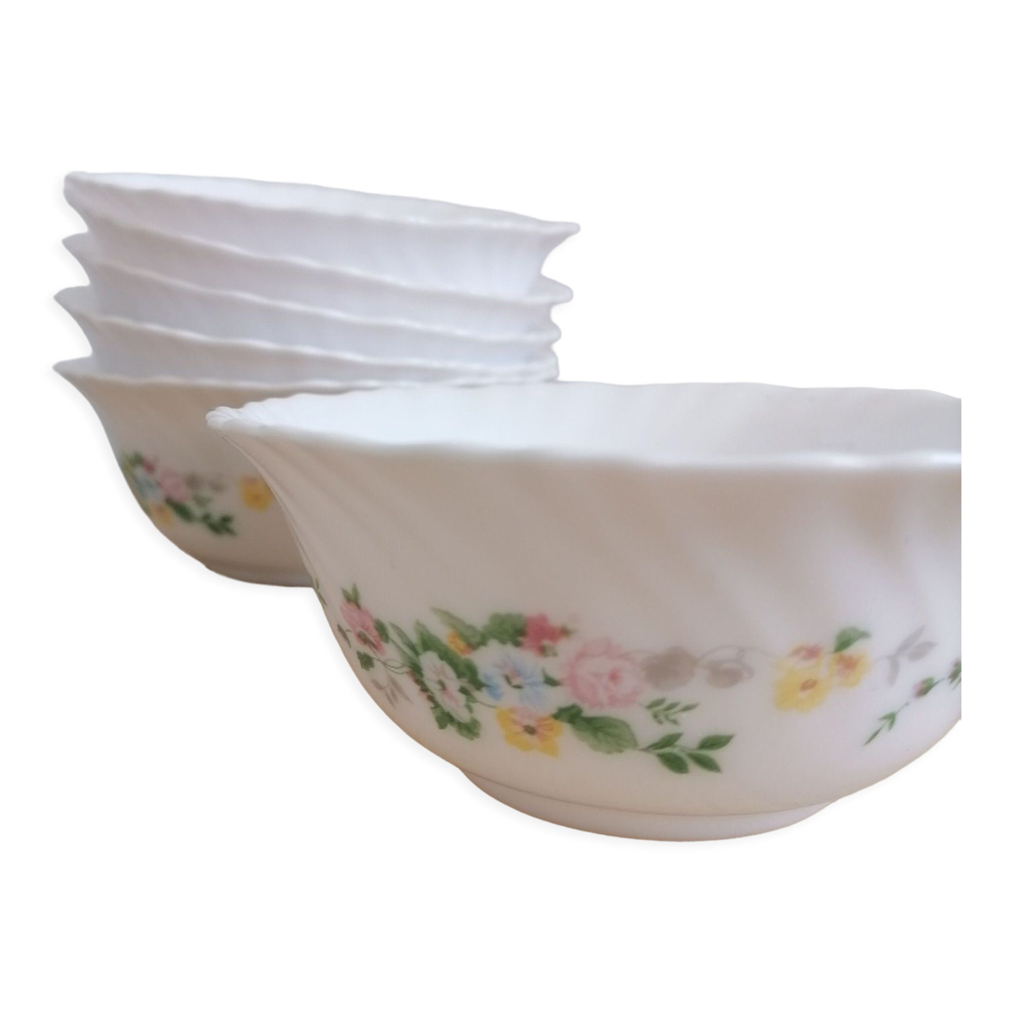 6 Arcopal cups Victoria model