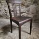 Set of 4 antique French bistro chairs Stella, circa 1900–1920.