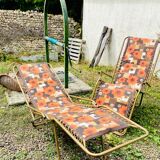 Pair of Lafuma Vintage recliner chairs
