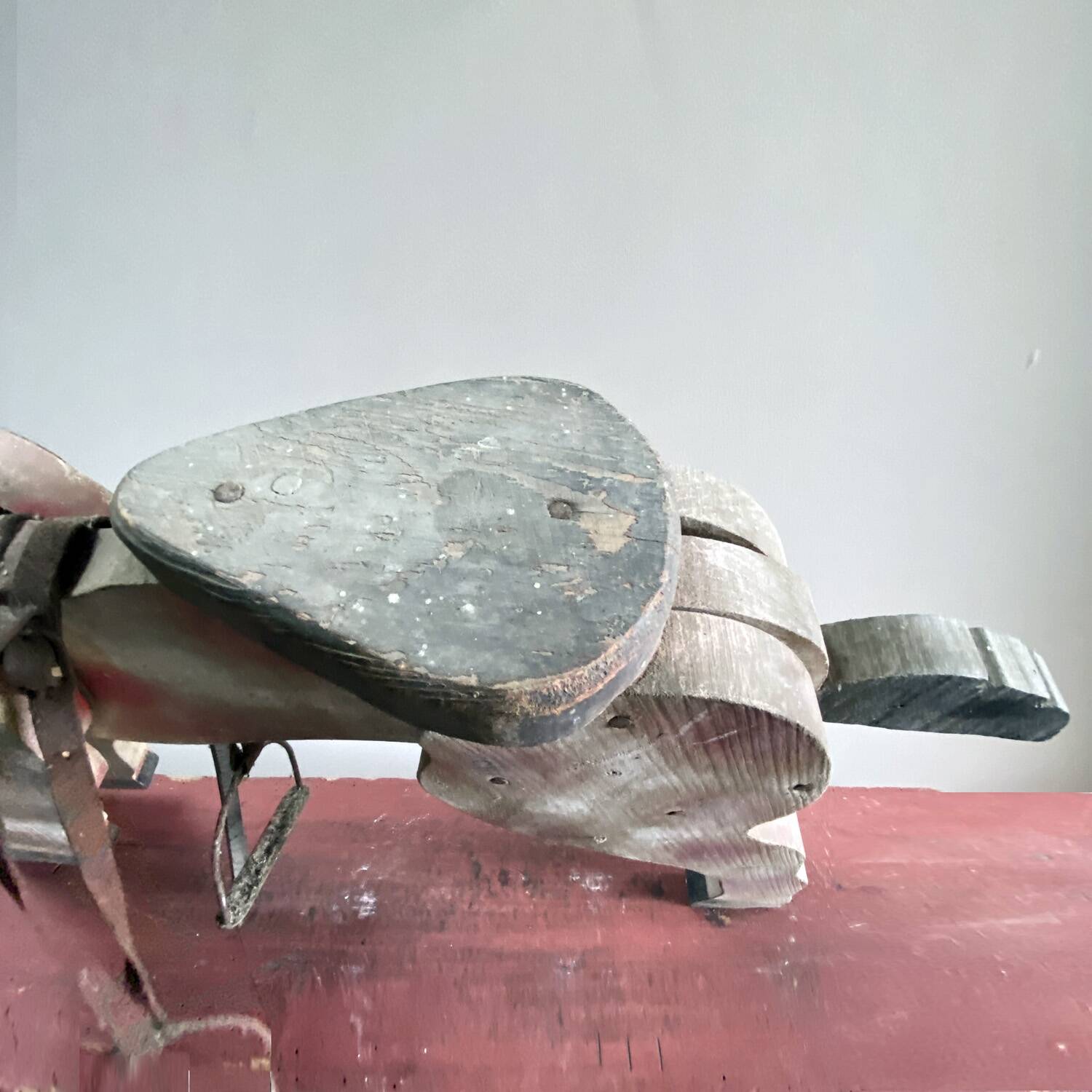 50's wooden horse toy