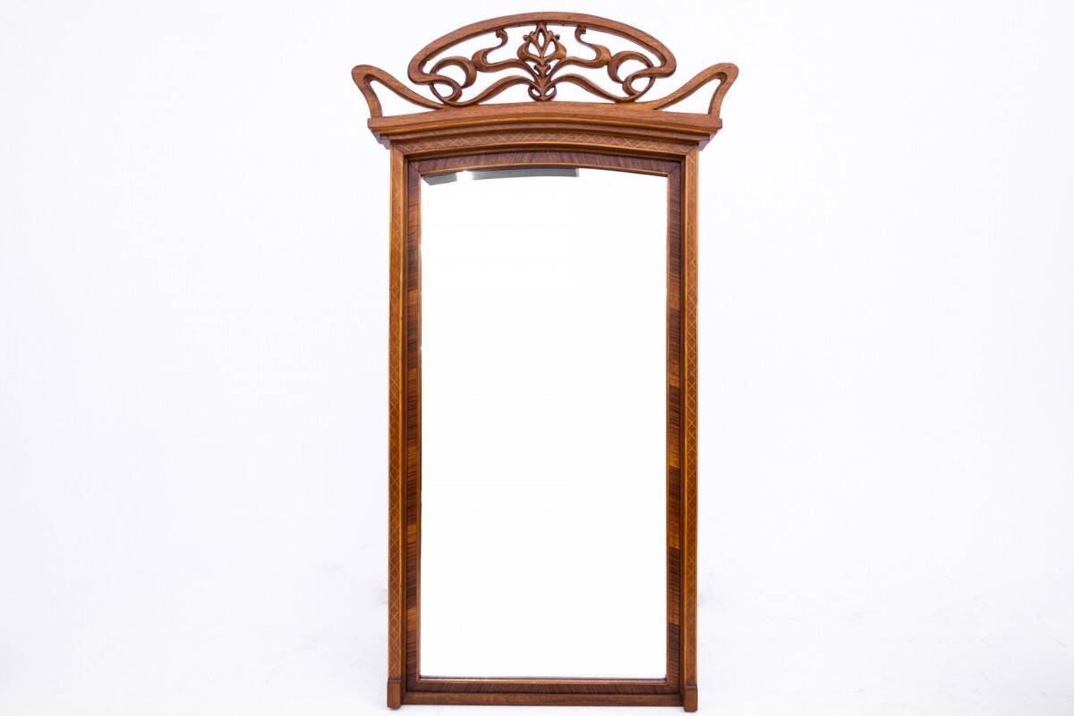 Art Nouveau mirror, France, ca. 1920.