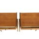 Set de 2 tables de chevets scandinave en teck, Suède, 1960