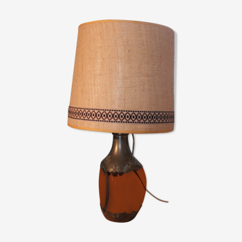 Seventie's bottle foot lamp