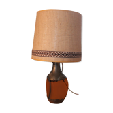 Lampe seventie's pied bouteille