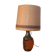 Seventie's bottle foot lamp