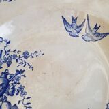 U&C Sarreguemines plate watteau model