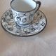 Coffee/tea service, glazed porcelain in Art Deco style, Saint Graal model.
