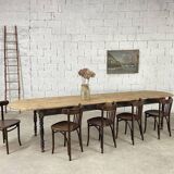 Rounded farm table 1900s model "Gadagne"