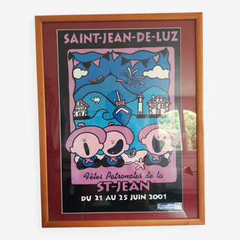 Affiche fêtes de Saint Jean de Luz