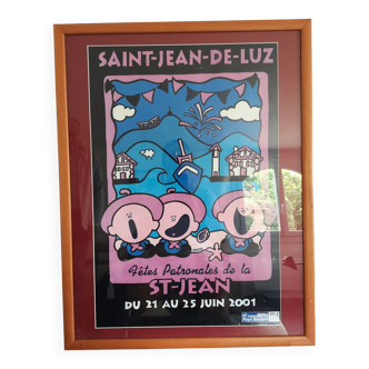 Affiche fêtes de Saint Jean de Luz